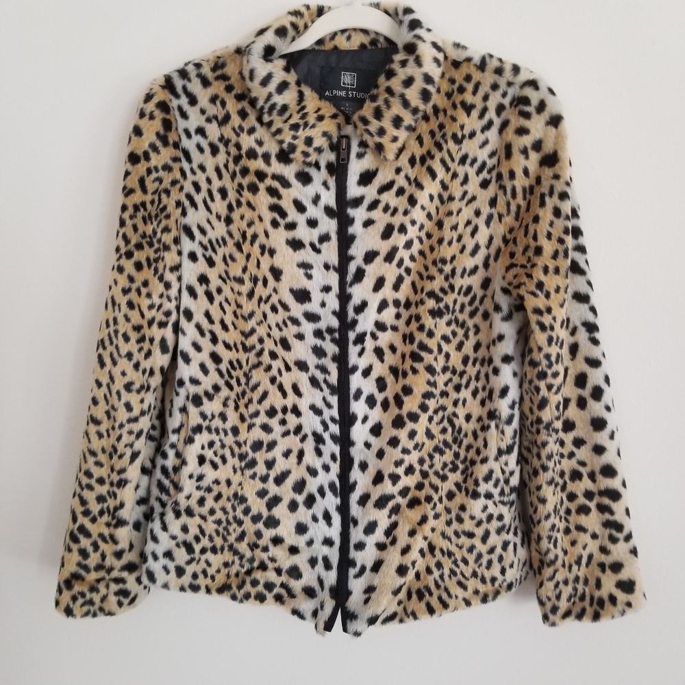 ALPINE STUDIO ANIMAL PRINT JACKET - Picture 2 of 10